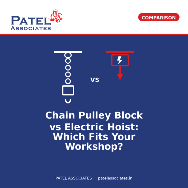 Blog2 Chain Pulley Block vs Electric Hoist 600x600